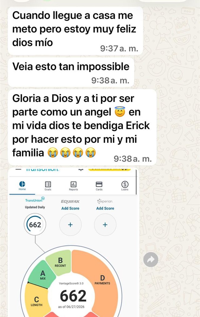 Captura real (WhatsApp): Veía esto tan imposible.