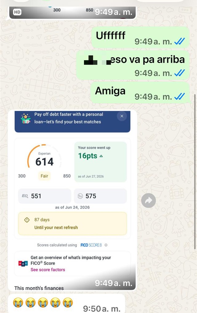 Captura real (WhatsApp): No lo puedo creer.