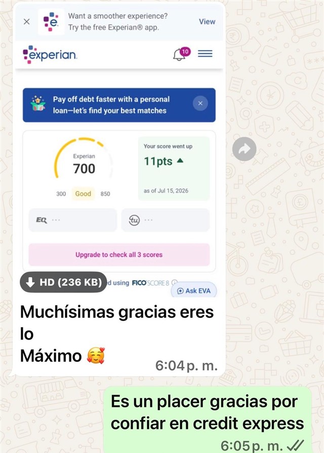 Captura real (WhatsApp): Eres lo máximo.